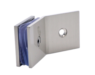 Solid Brass 135 Degree Wall Mount Offset Back Plate Shower Door Hinge