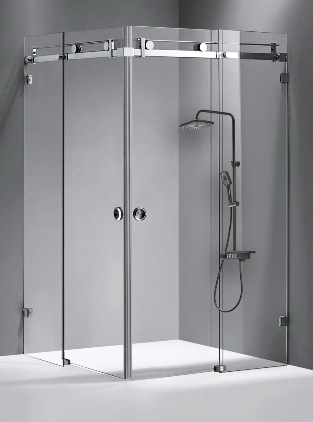 glass shower enclosure roller