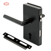 High Quality Frameless Glass Door Lock With Handles