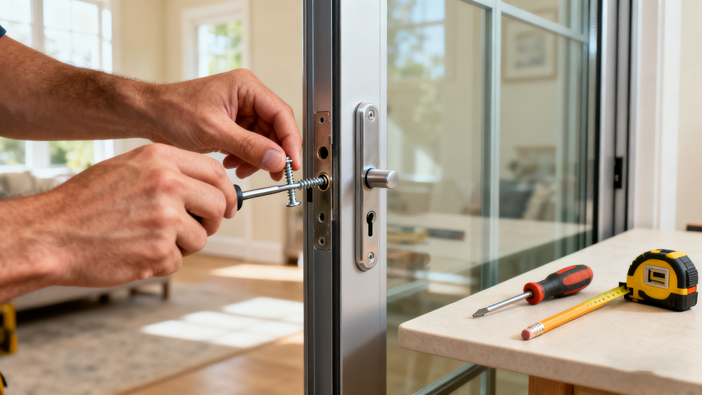 How To Change A Lock on A Sliding Glass Door？
