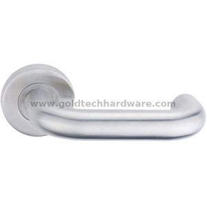 U Shape Stainless Steel Tube Lever Handle with Rosette And Escutcheon