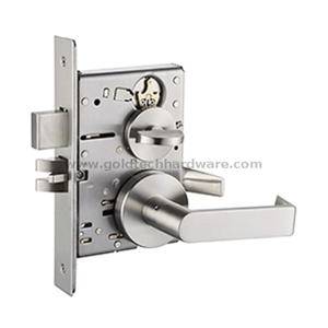 American ANSI/BHMA A156.13 UL Listed Mortise Lockset B313-B Entrance Mortise Lock with Deadbolt Lever Trim Cylinder And Thumbturn
