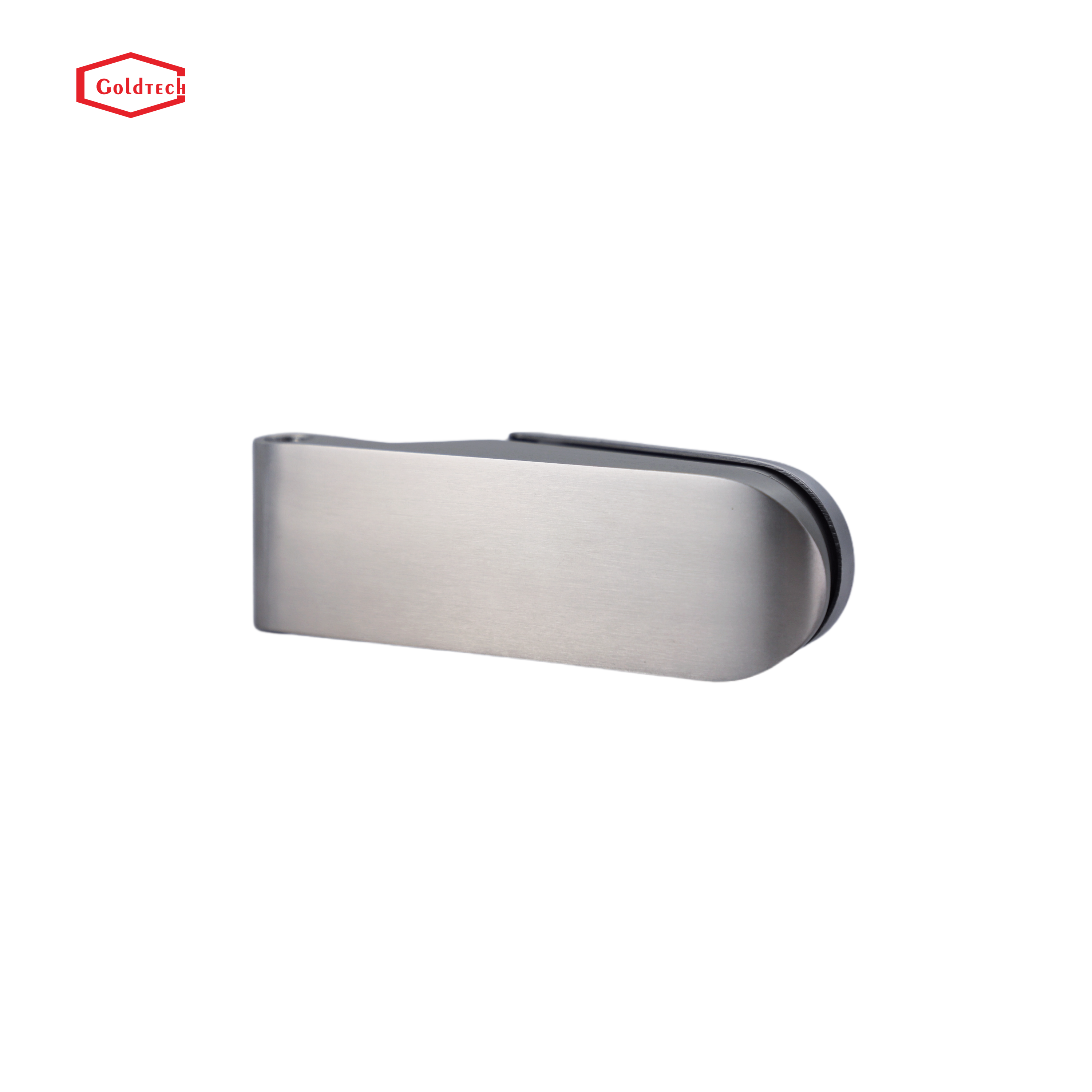 Aluminum glass hinge