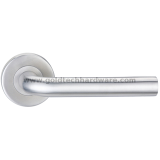 L-shaped Stainless Steel Tube Lever Handle A101