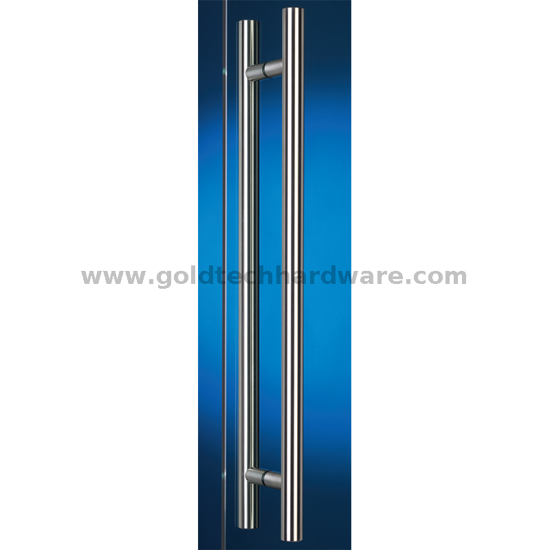 Entrance Pull Handle Stainless Steel Back To Back Fixing Shower Door Pull Handles