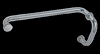 BM Series 6" Pull Handle and 12" Towel Bar Combination With Metal Washers L300