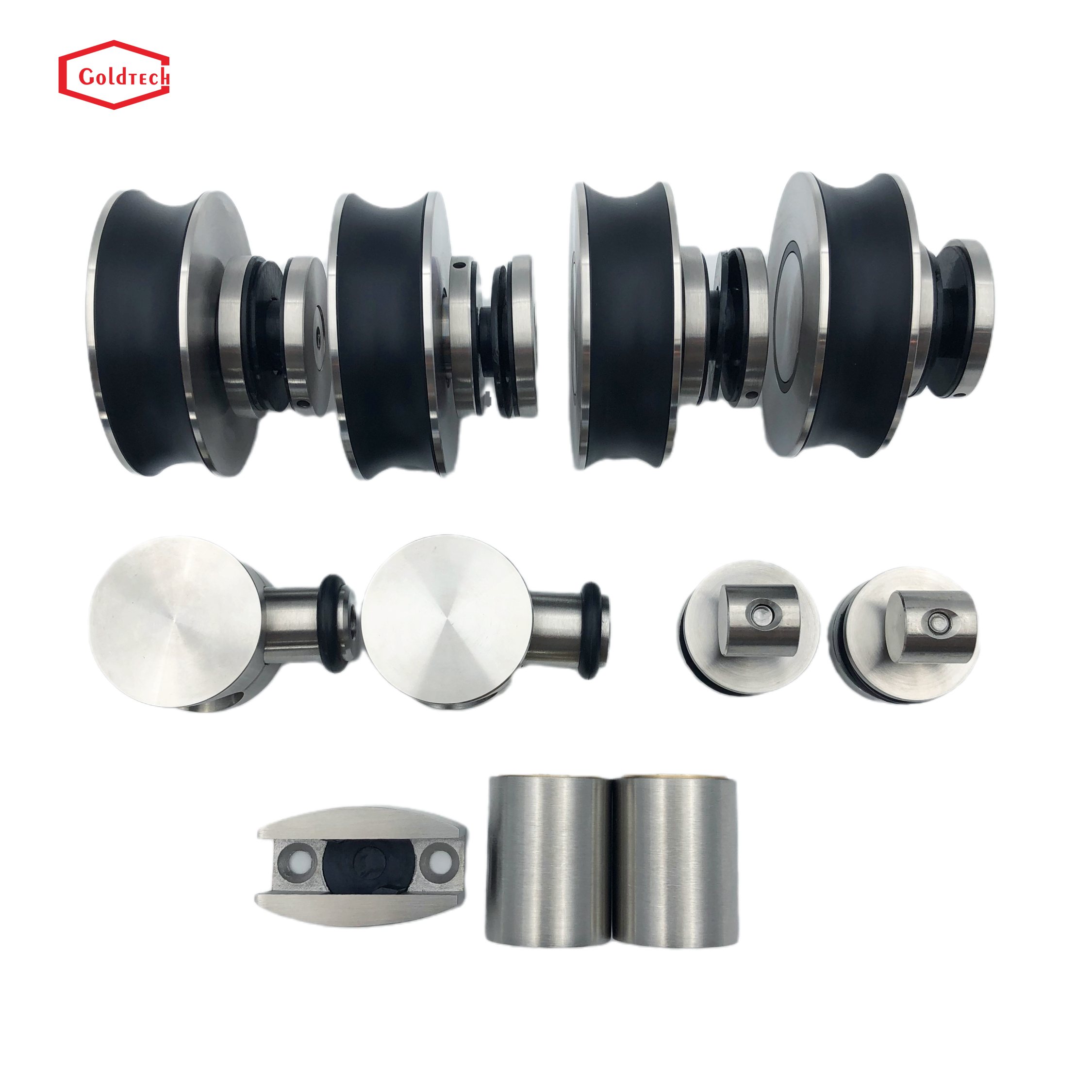 Household Stainless Steel Sliding Wooden Door Roller Kit 
