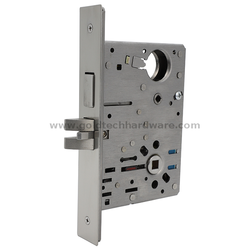 American ANSI/BHMA A156.13 UL Listed Mortise Lockset B313-B Dormitory Mortise Lock with Deadbolt Lever Trim Cylinder And Thumbturn