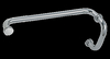 BM Series 6" Pull Handle and 12" Towel Bar Combination With Metal Washers L300