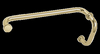 BM Series 6" Pull Handle and 12" Towel Bar Combination With Metal Washers L300