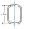 Glass Door Hardware Accessory Back To Back Tubular Shower Door Pull