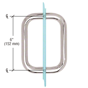 6 Inch Shower Door Pull Handle without Metal Washer L103
