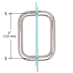 Glass Door Hardware Accessory Back To Back Tubular Shower Door Pull