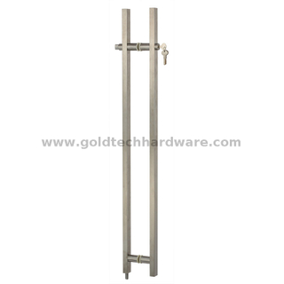 Stainless steel square locking pull handle B503