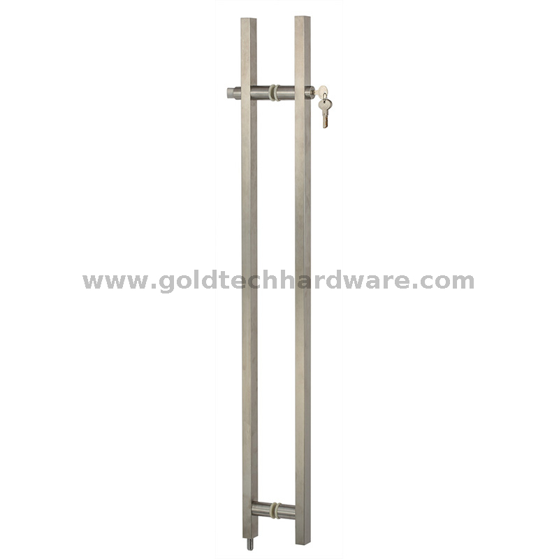 Stainless Steel Square Pull Handle Door Lock B503