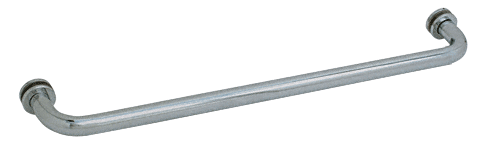 glass shower door handles black