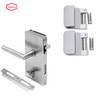 High Quality Frameless Glass Door Lock With Handles