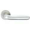 Modern Style Stainless Steel Plate Door Lock Handle