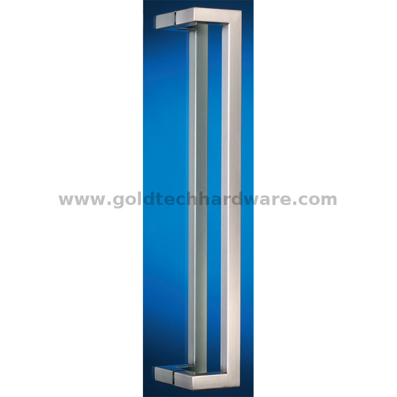 High Quality Stainless Steel Square Offset Pull Handle Back To Back Fixing J202
