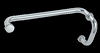 BM Series 6" Pull Handle and 12" Towel Bar Combination With Metal Washers L300