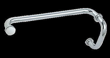 BM Series 6" Pull Handle and 12" Towel Bar Combination With Metal Washers L300