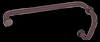 BM Series 6" Pull Handle and 12" Towel Bar Combination With Metal Washers L300
