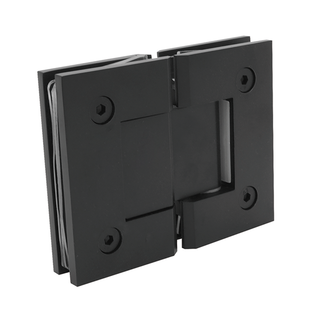 Hotel 180 Degree Wall Mount Plate Shower Door Hinges SH504-MB