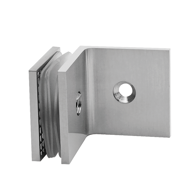  Solid Brass 90 Degree Wall Mount Offset Back Plate Shower Clamp/Glass Clamp SC502