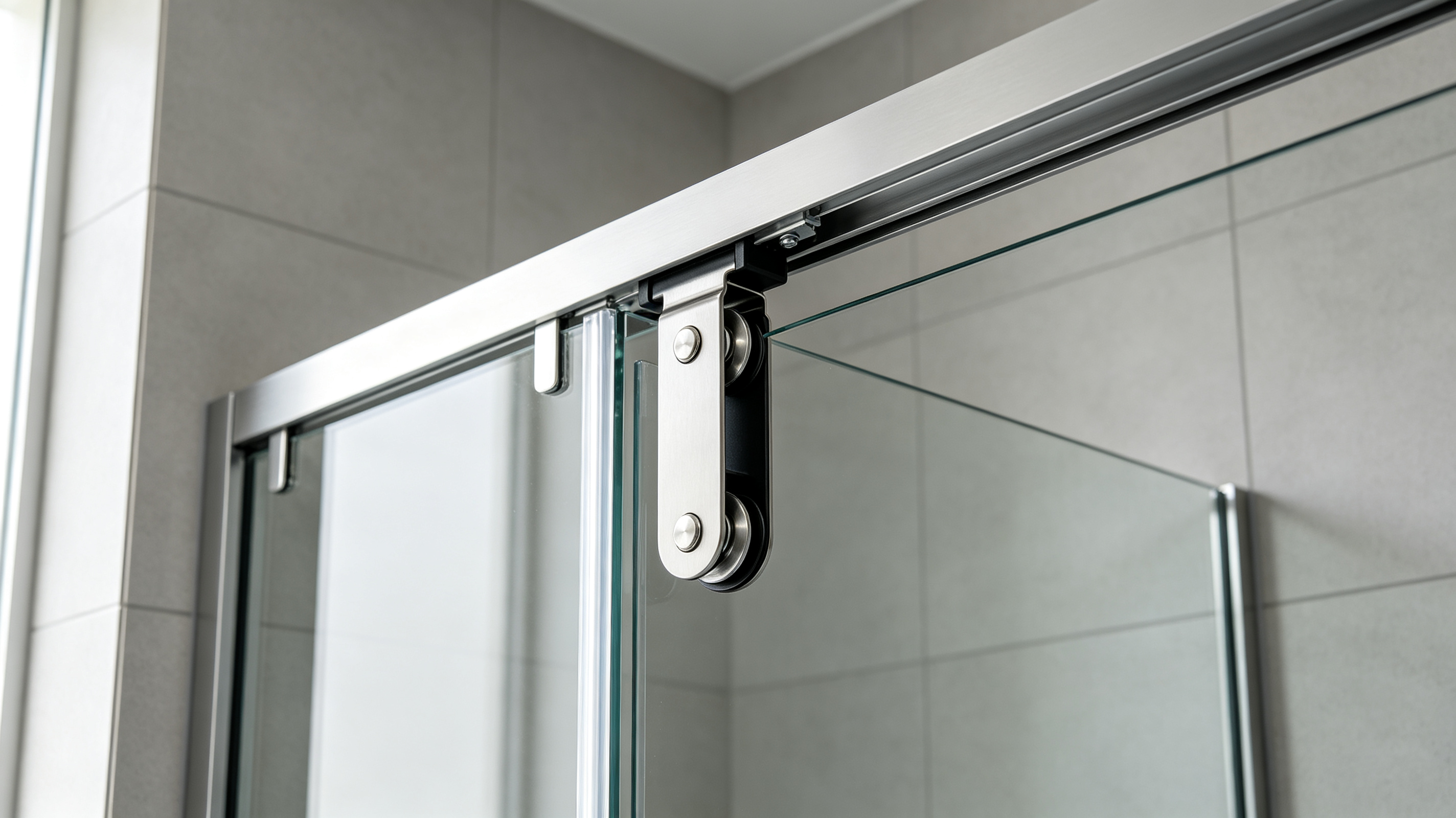 Shower door roller